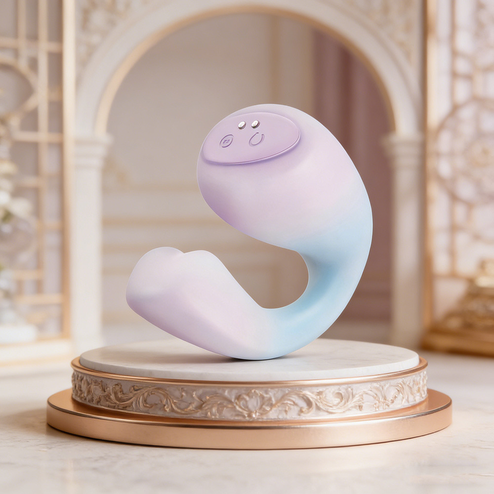 Skin-Friendly Silicone Dual-Action Massager，Dual-Zone Relief & Multi，Frequency Rhythm
