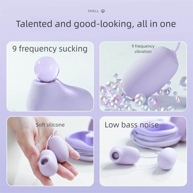 Skin-Friendly Silicone Dual-Action Massager, Dual-Zone Relief & Smart Variable Frequency