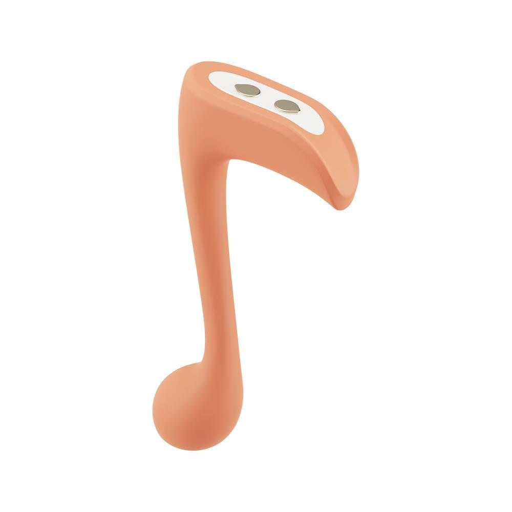 Silicone music-shaped personal massage device - Women's multi-frequency vibration wearable smart toy