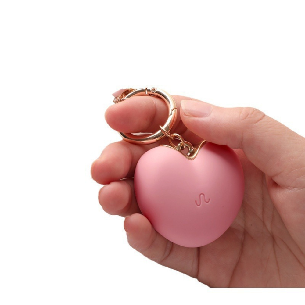Peach-shaped Keychain Vibrating Egg