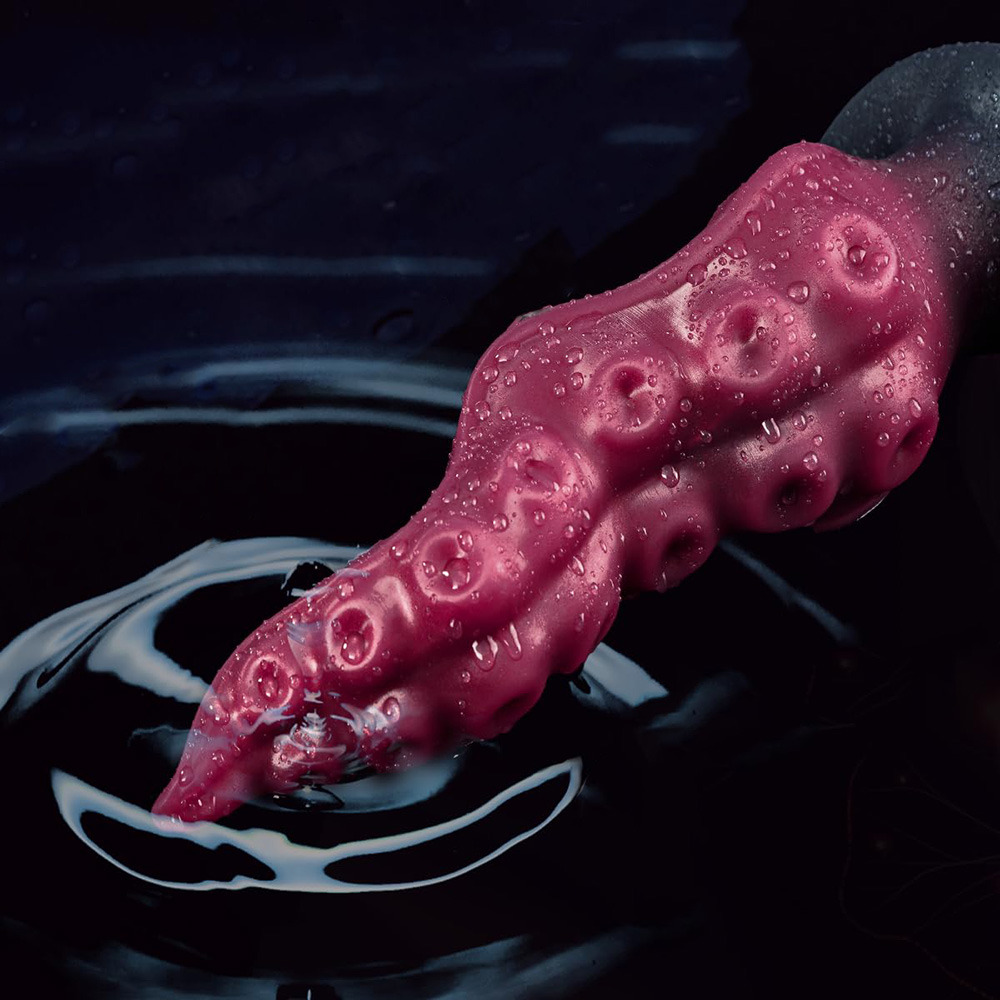 Colorful Silicone Octopus Tentacle-Shaped Massager, For Women, Multi-Point Stimulation, Soft Fit