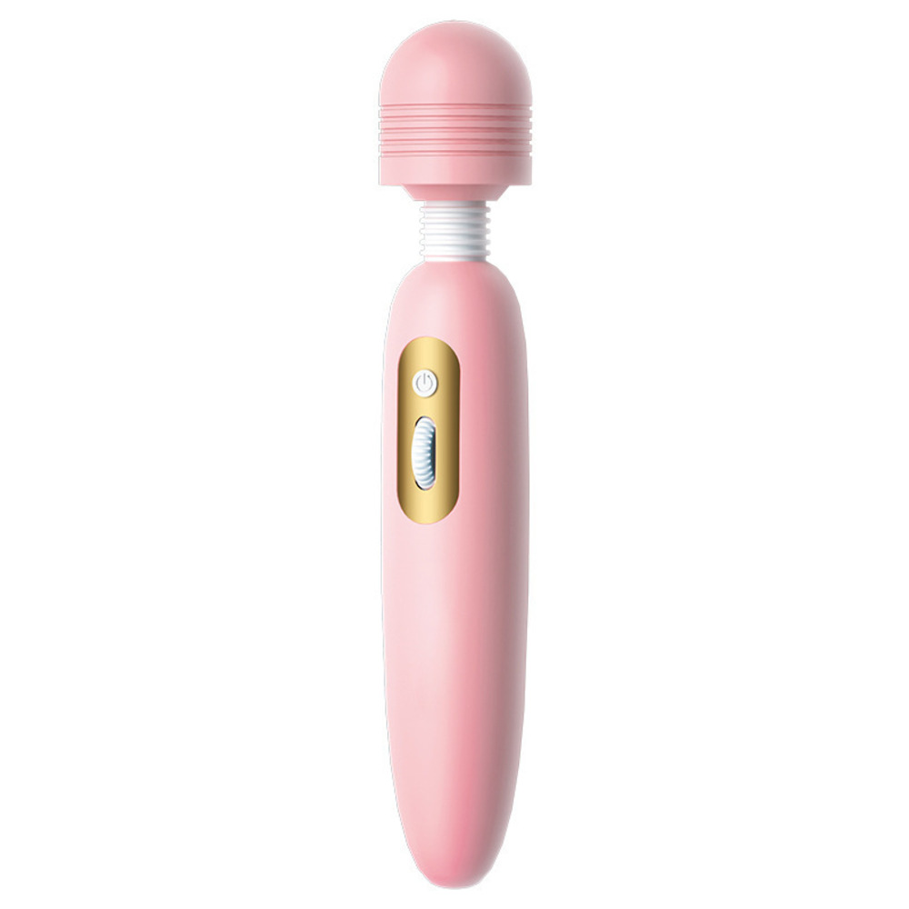 Rose Gold Powerful Wand Massager, 10 Vibration Modes, 360° Full-Body Stimulation, Instant Stress Relief