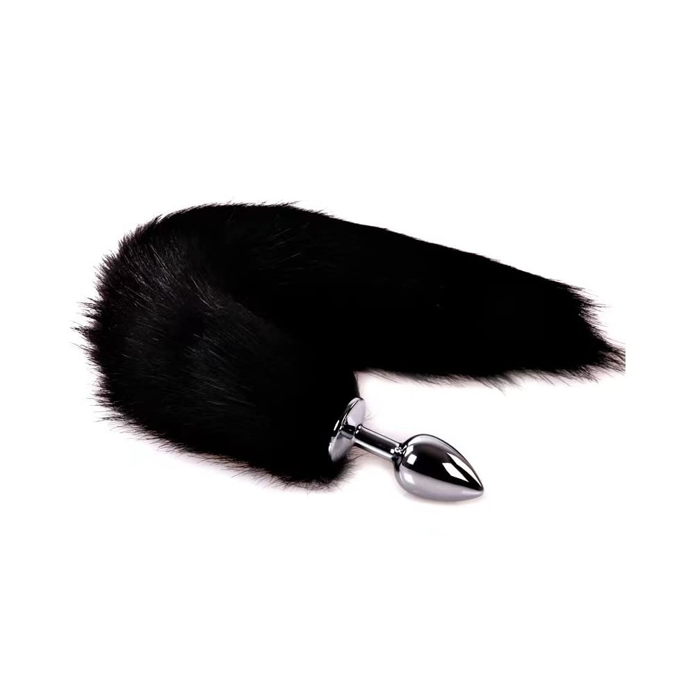：Indulge in Cosplay Moments, Fox Tail Metal Butt Plug, Multi-Size Optional, Durable & Long-Lasting