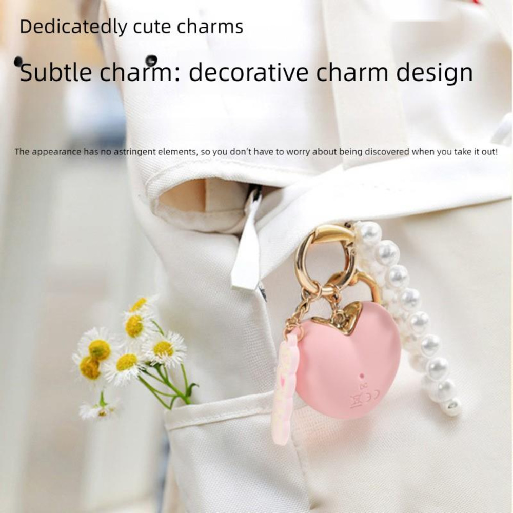 Peach-shaped Keychain Vibrating Egg