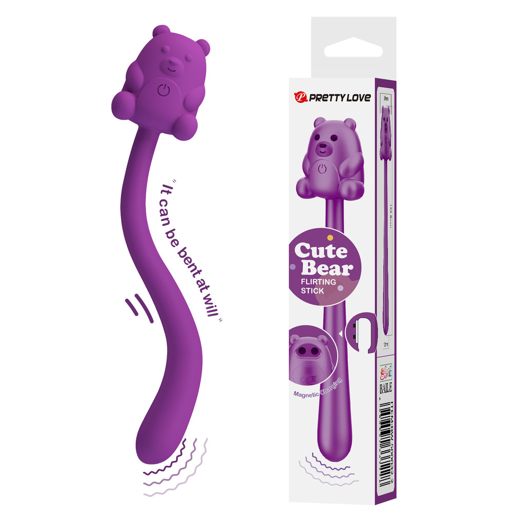 Vibrating cute bear and cute rabbit egg vibrators and massage wands