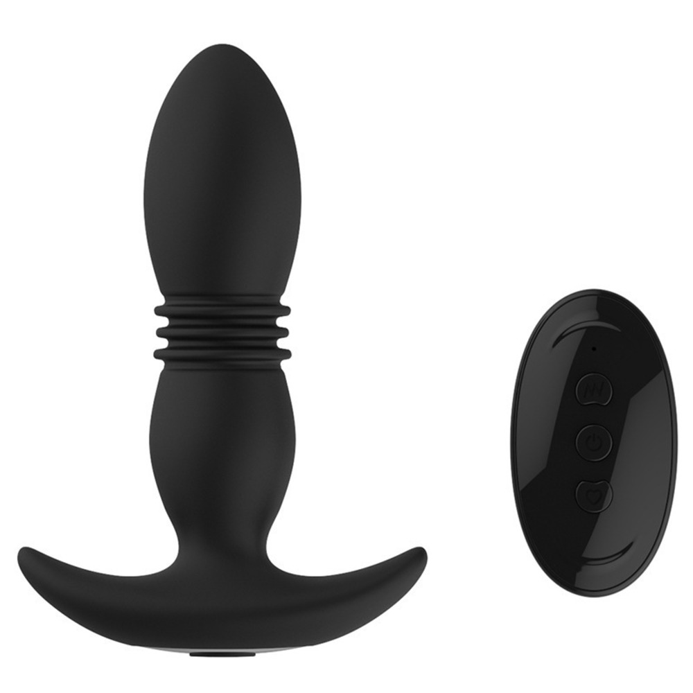 New extendable massage device - smooth electric anal plug for ladies' toys