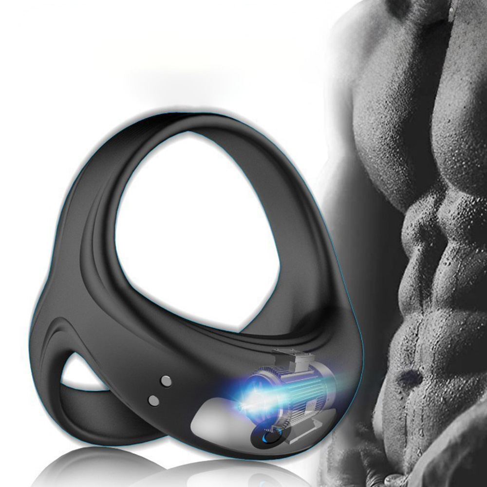 Ring Guard Men's Multi-Function Vibration Ring, 10 Vibration Modes, Magnetic Fast Charging, Discreet Portable Essential
