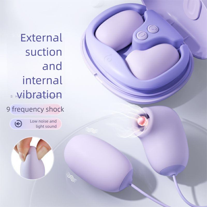 Skin-Friendly Silicone Dual-Action Massager, Dual-Zone Relief & Smart Variable Frequency