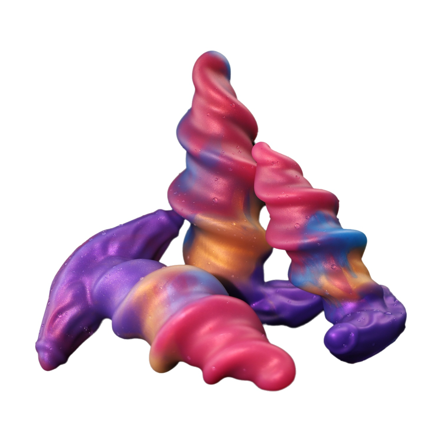 A large, spiral-shaped tentacle with a rubber-like texture, specially designed for women, featuring excellent flexibility and a unique appearance.