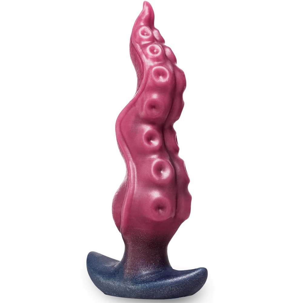 Colorful Silicone Octopus Tentacle-Shaped Massager, For Women, Multi-Point Stimulation, Soft Fit
