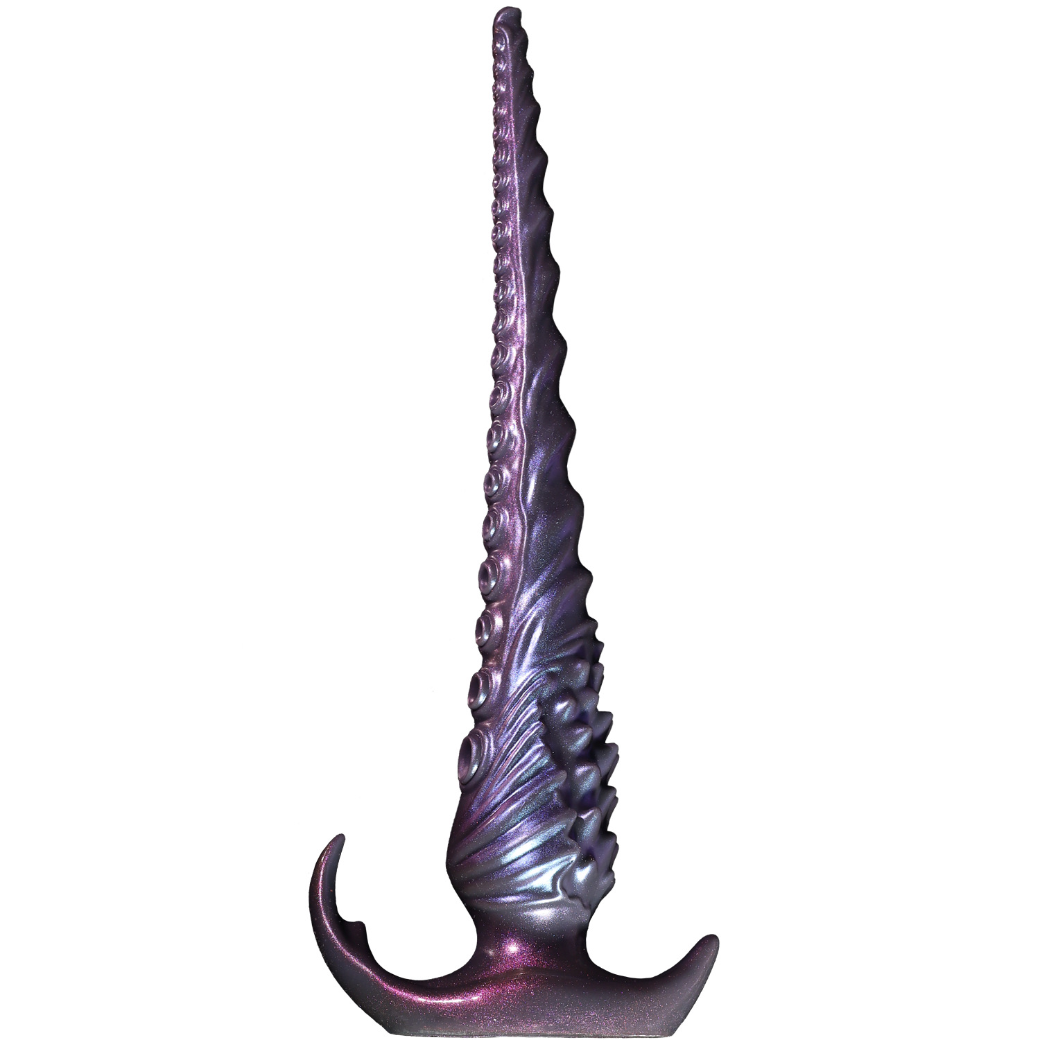 The giant blue monster has tentacles that are 19.68 inches long, and its powerful suction cups are designed for women.