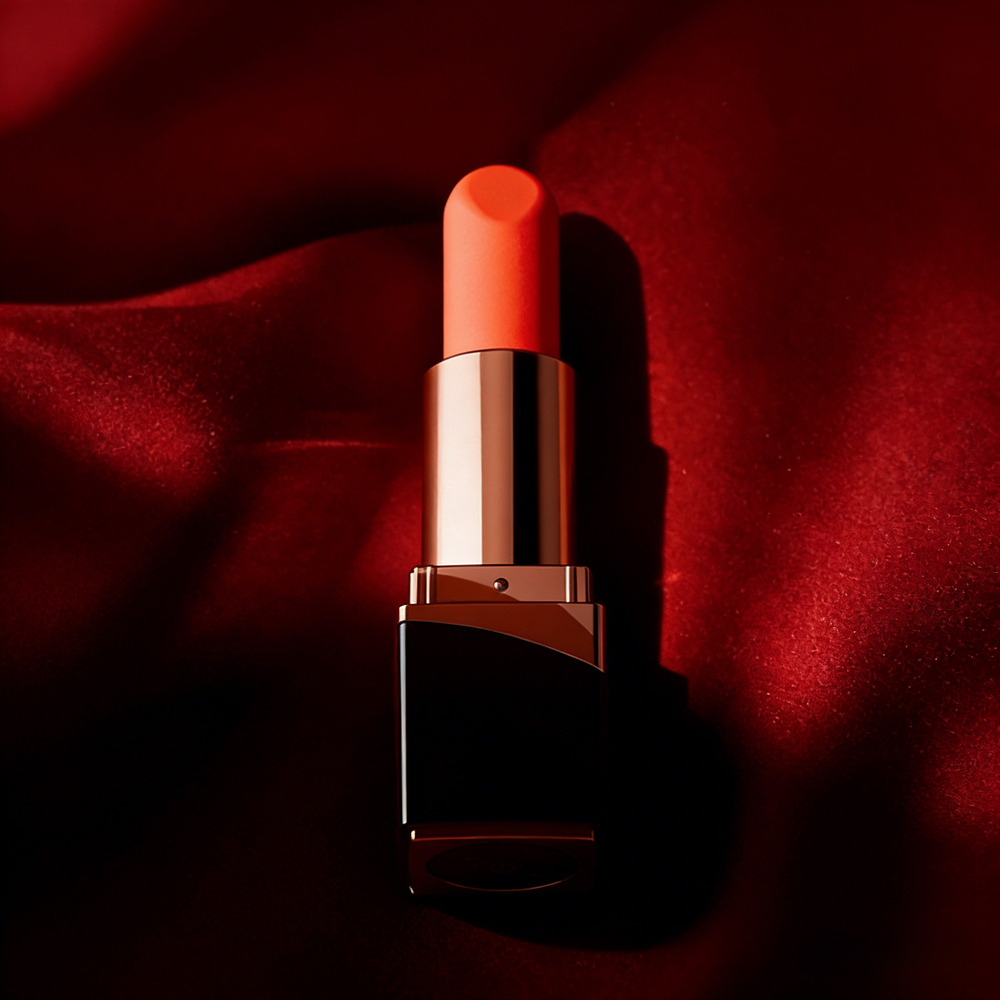 Whisper Between Lips Lipstick-Shaped Massager, 10 Vibration Modes, Discreet Portable Essential