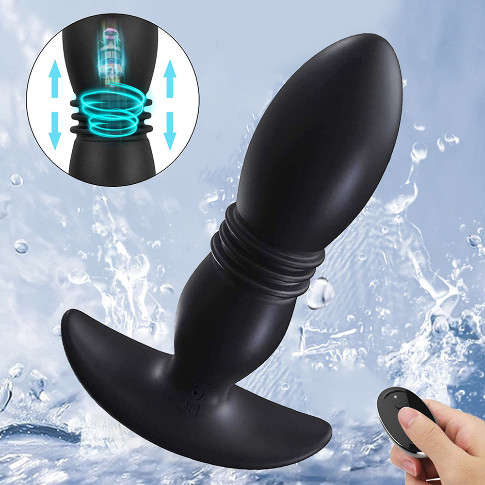 New extendable massage device - smooth electric anal plug for ladies' toys