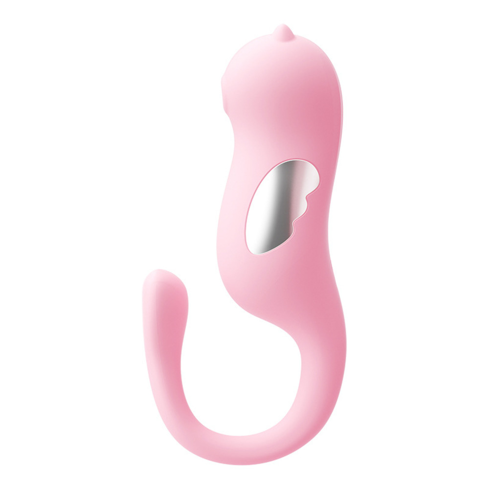 Soft Silicone C-Shaped Dual-Action Massager, For Women, Multi-Frequency Vibration, Portable & Easy to Clean