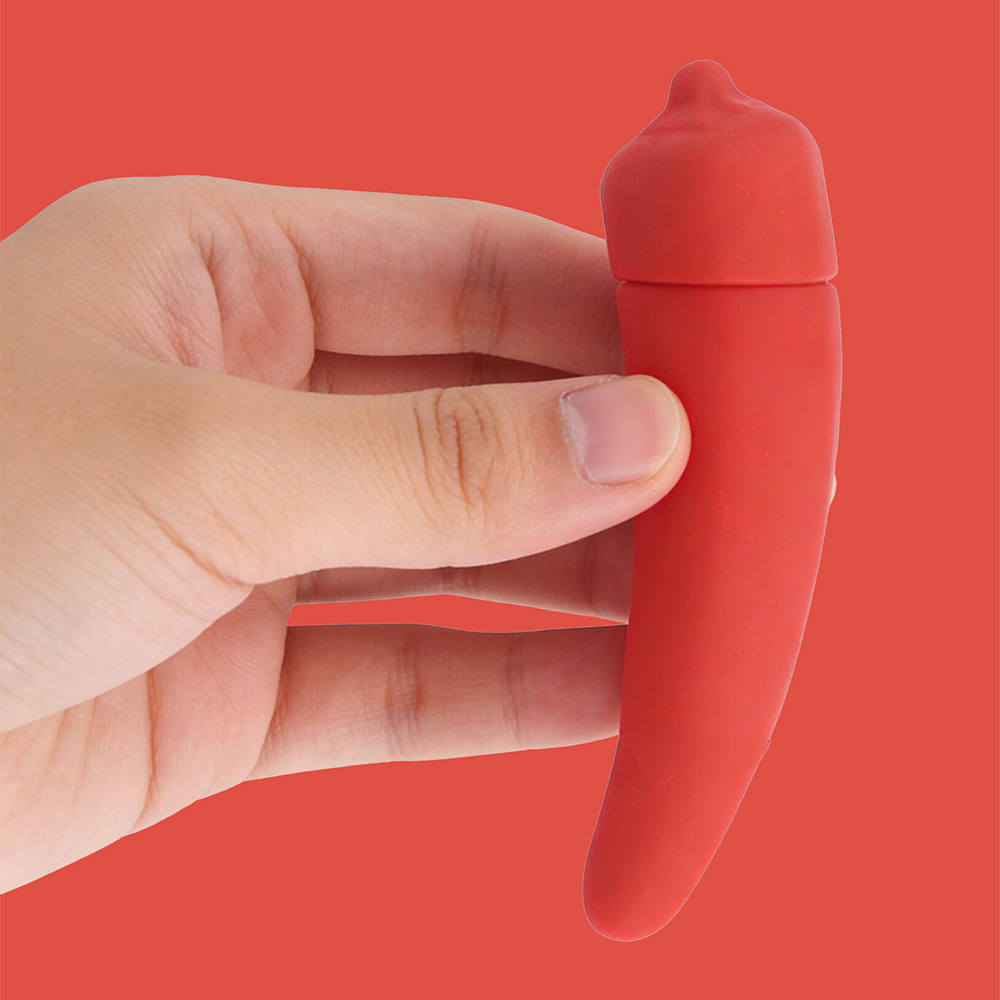Vegetable combination chili-shaped massage device, relieving stress