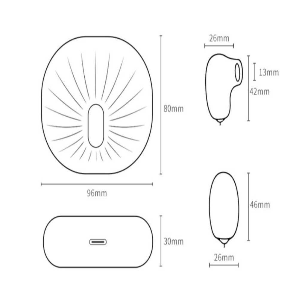 Skin-Friendly Silicone Dual-Action Massager, Dual-Zone Relief & Smart Variable Frequency