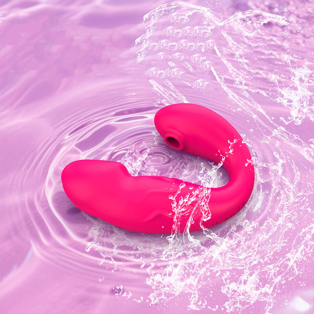 Ergonomic Silicone Massager, For Women, Dual-Ended Stimulation, Non-Slip Grip