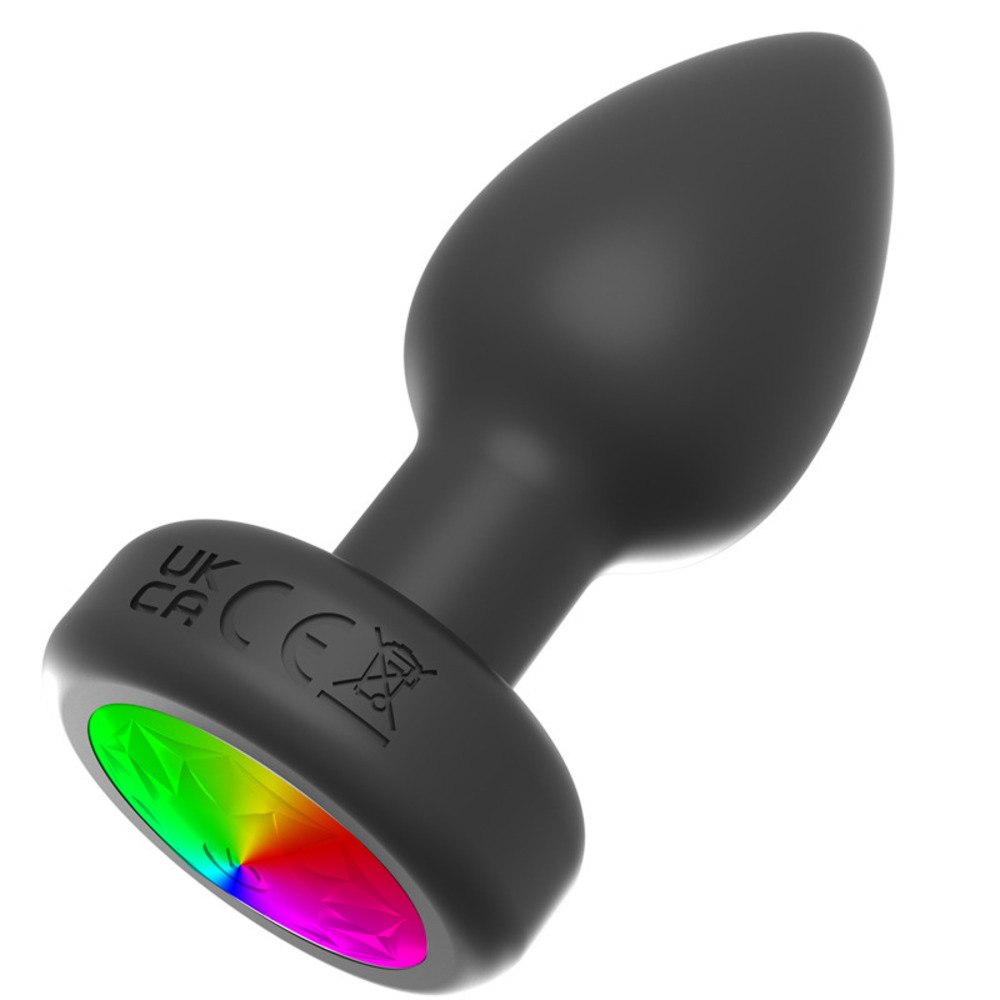 Matte Black Silicone Vibrating Plug, Unisex, Skin-Friendly & Safe, Rechargeable Design