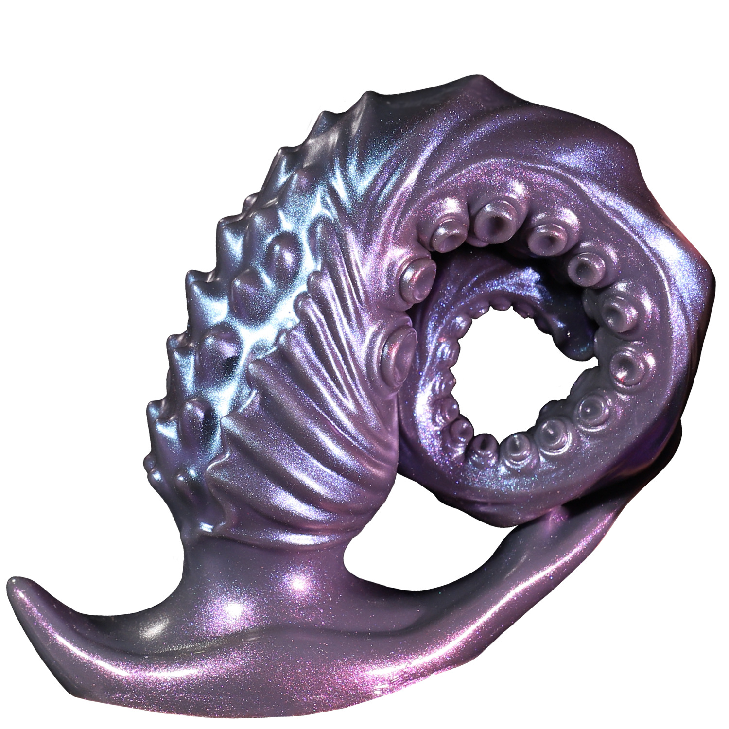 The giant blue monster has tentacles that are 19.68 inches long, and its powerful suction cups are designed for women.